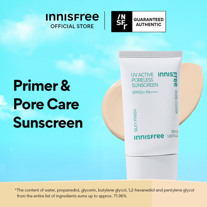 INNISFREE UV Active Poreless Sunscreen SPF50+ PA++++ 50ml