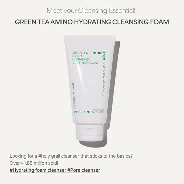 INNISFREE Green Tea Amino Hydrating Cleansing Foam 150g