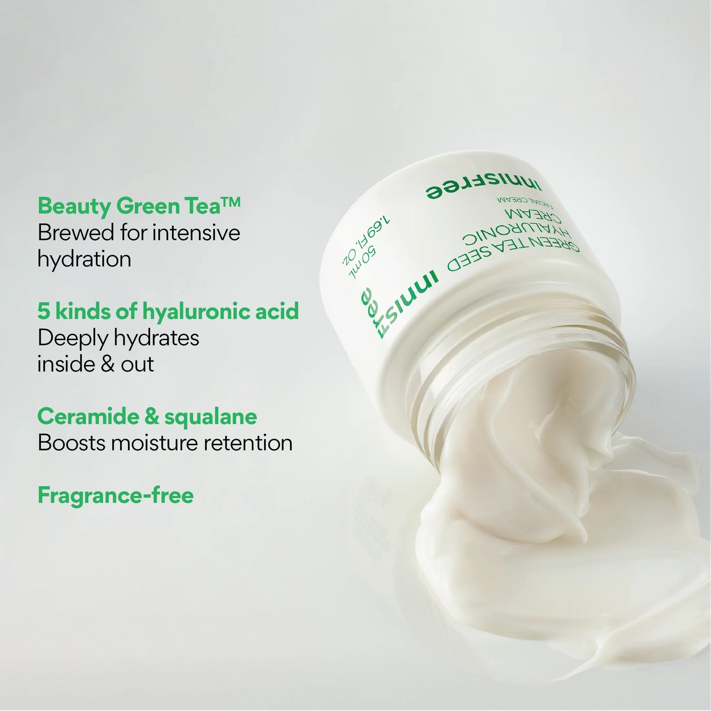 INNISFREE Green Tea Seed Hyaluronic Cream 50ml