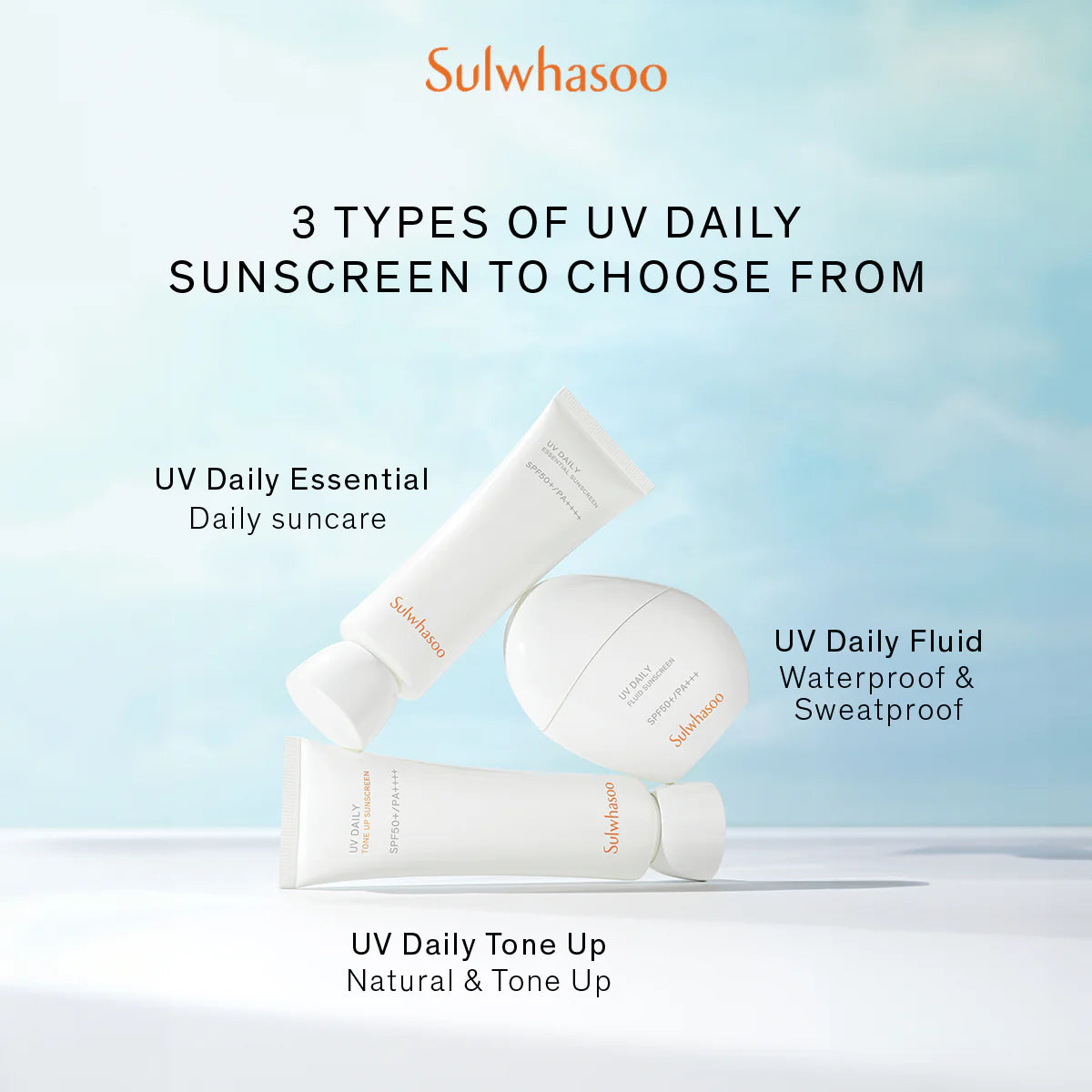 SULWHASOO UV Daily Essential Sunscreen SPF50+ PA++++ 50ml