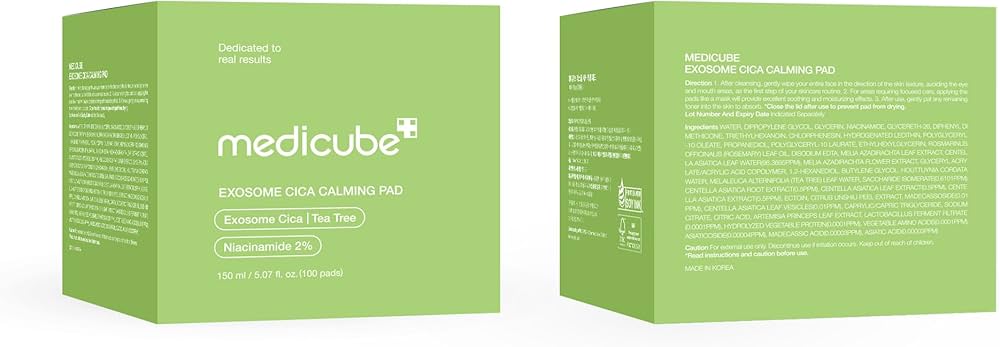 MEDICUBE Exosome Cica Calming Pad 100ea [150ml]