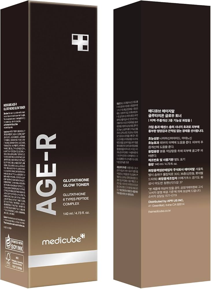 MEDICUBE AGE-R Glutathione Glow Toner 140ml