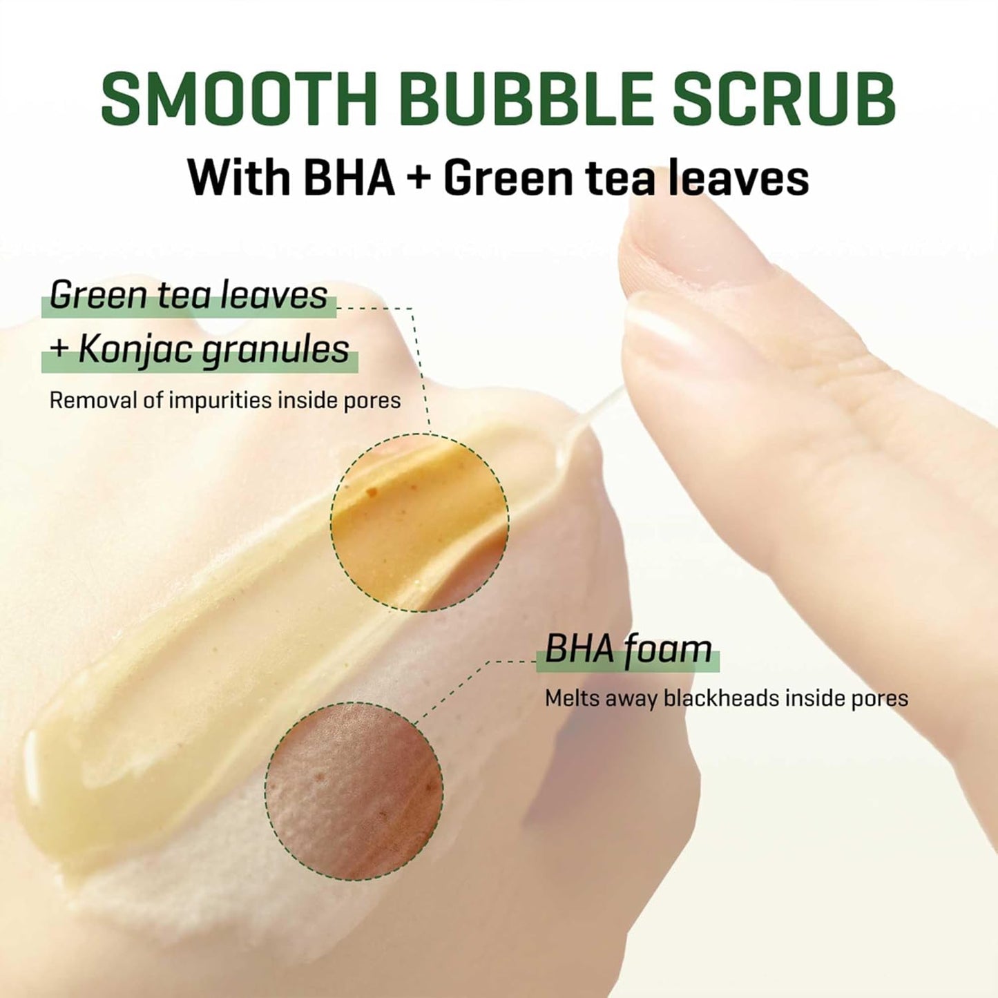 SOME BY MI Bye Bye Blackhead 30 Days Miracle Green Tea Tox Bubble Cleanser 120g