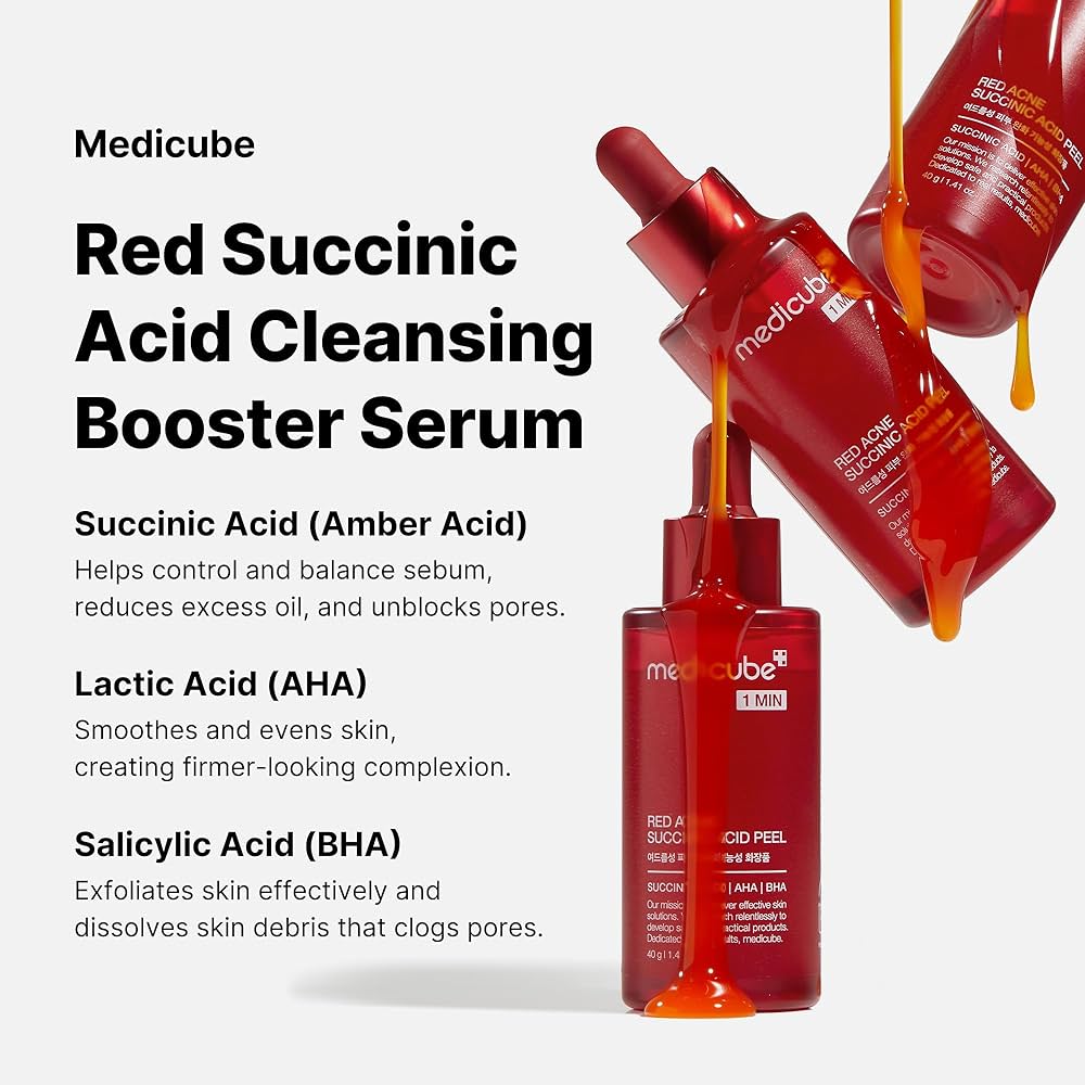 MEDICUBE Red Acne Succinic Acid Peel 40g