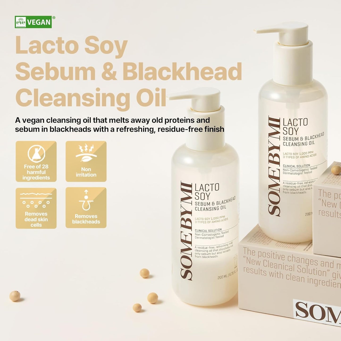 SOME BY MI Lacto Soy Sebum & Blackhead Cleansing Oil 200ml