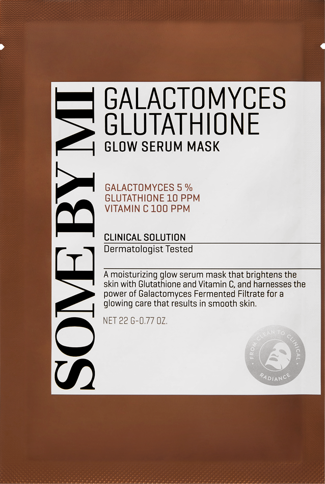 SOME BY MI Galactomyces Glutathione Glow Serum Mask Sheet 10ea x 22g