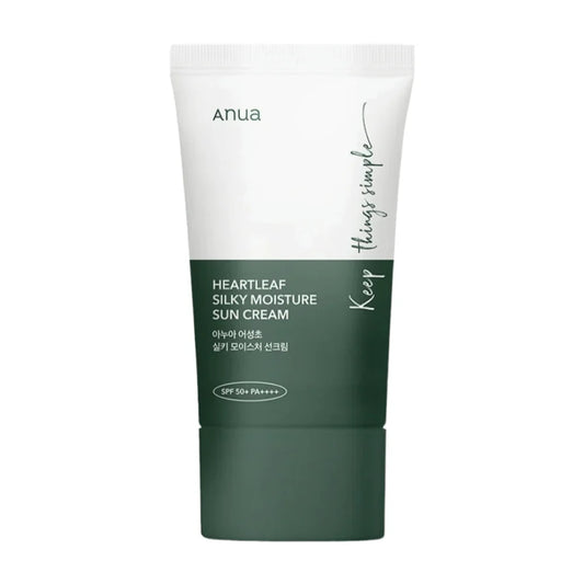 ANUA Heartleaf Silky Moisture Sunscreen SPF50+ PA++++ 50ml