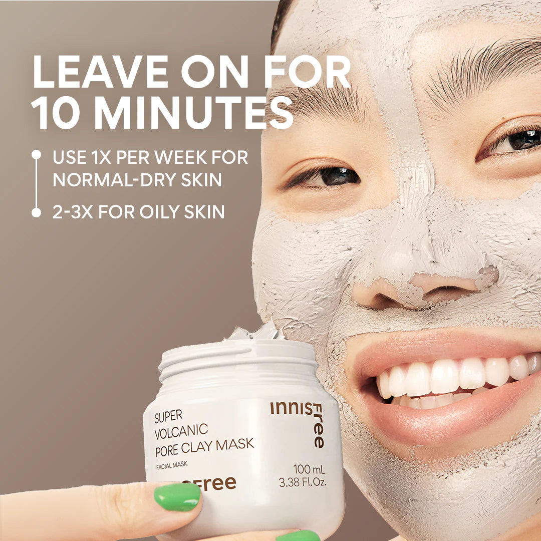 INNISFREE Super Volcanic Pore Clay Mask 100ml [Pore Clearing Solution]