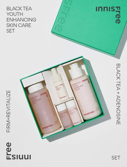 INNISFREE Black Tea Youth Enhancing Skincare Set