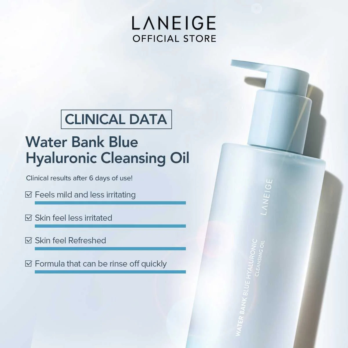 LANEIGE Water Bank Blue Hyaluronic Cleansing Oil 250ml