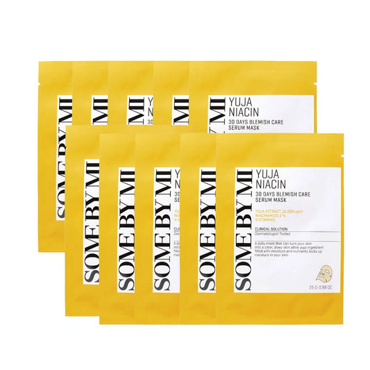 SOME BY MI Yuja Niacin Blemish Care Serum Mask 10ea x 25g