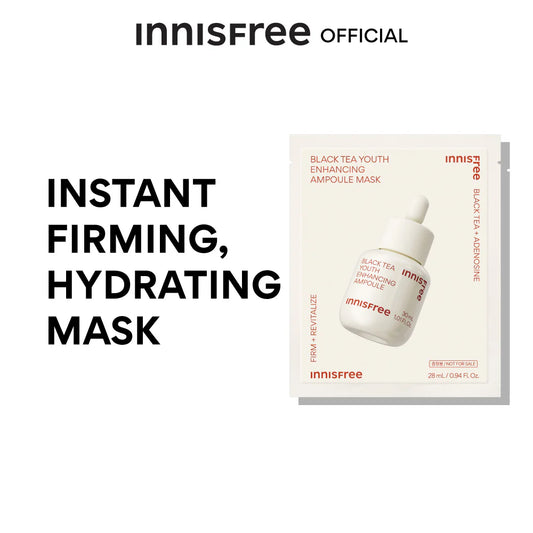 INNISFREE Black Tea Youth Enhancing Ampoule Mask 6ea x 28ml