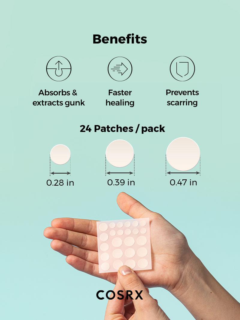 COSRX Acne Pimple Master Patch 24 Patches [3 Sizes]