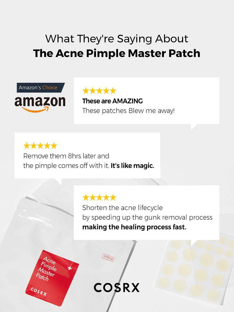 COSRX Acne Pimple Master Patch 24 Patches [3 Sizes]