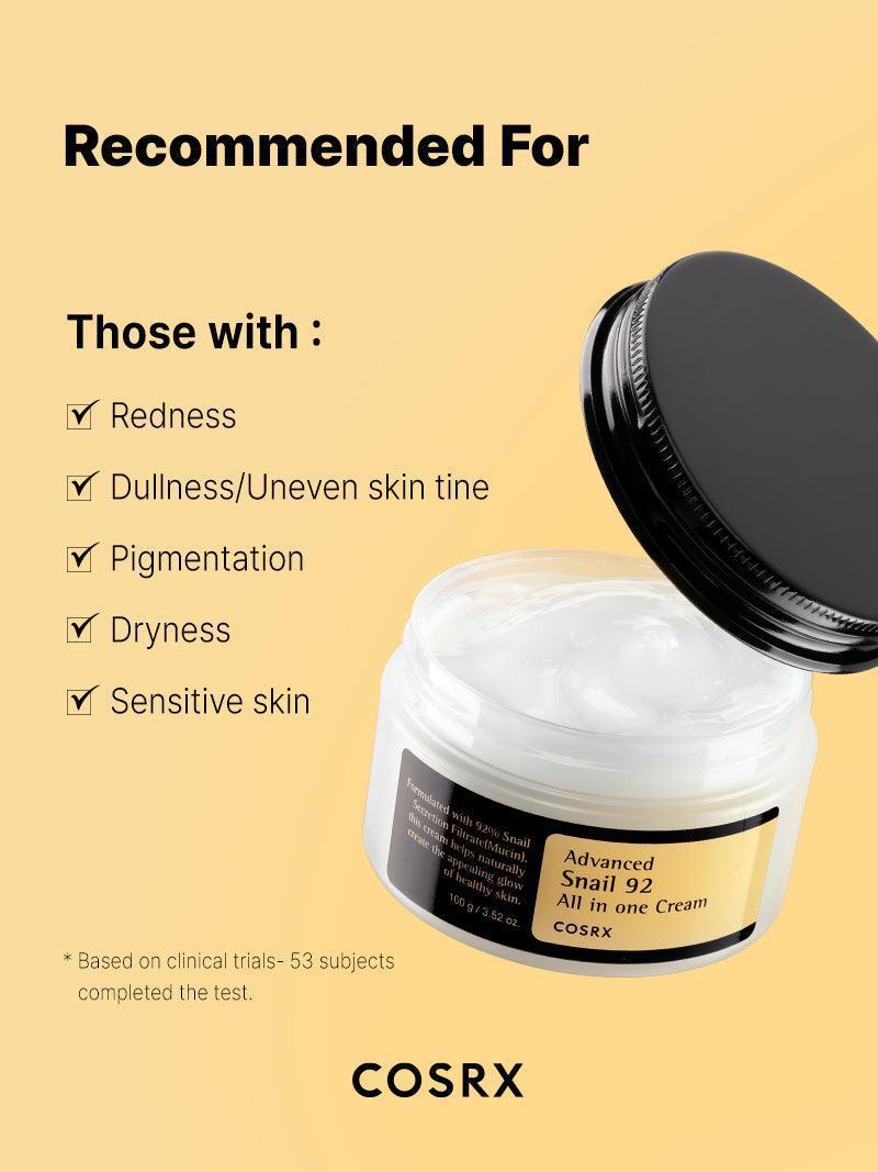 COSRX Advanced Snail 92 All-in-One Cream 100g [Tube Type]