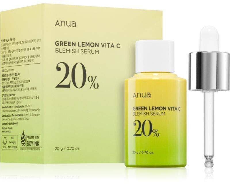 ANUA Green Lemon Vitamin C Blemish Serum 20ml