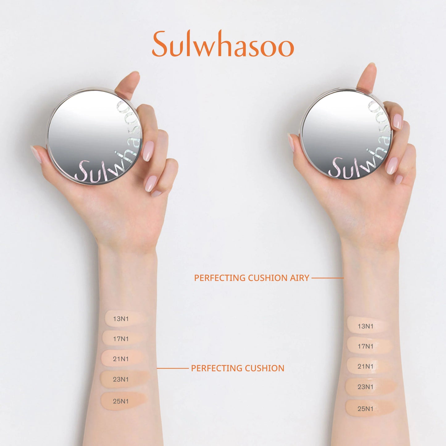 SULWHASOO Perfecting Cushion Airy Refill SPF50+ PA+++ 15g [Select from 6 Shades]