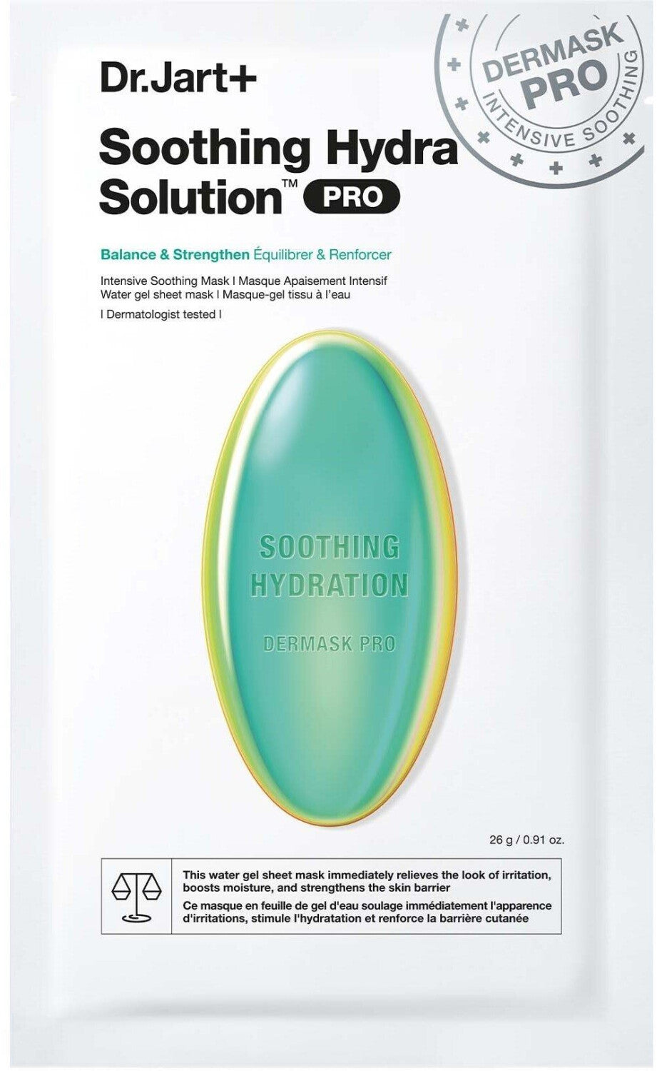 Dr.Jart+ Dermask Soothing Hydra Solution Pro 5 Sheets x 26g