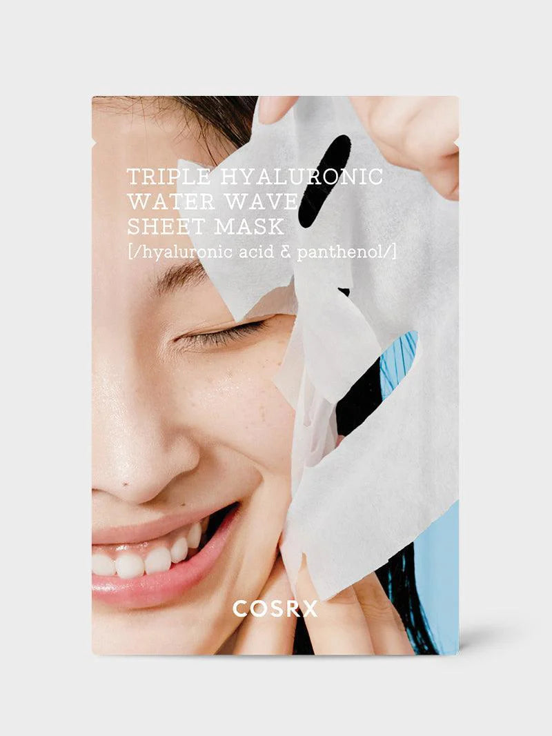 COSRX Hydrium Triple Hyaluronic Water Wave Sheet Mask 10 Sheets x 20ml