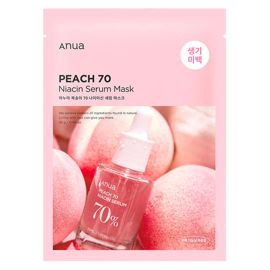 ANUA Peach 70 Niacin Serum Mask Sheet 10ea x 25g