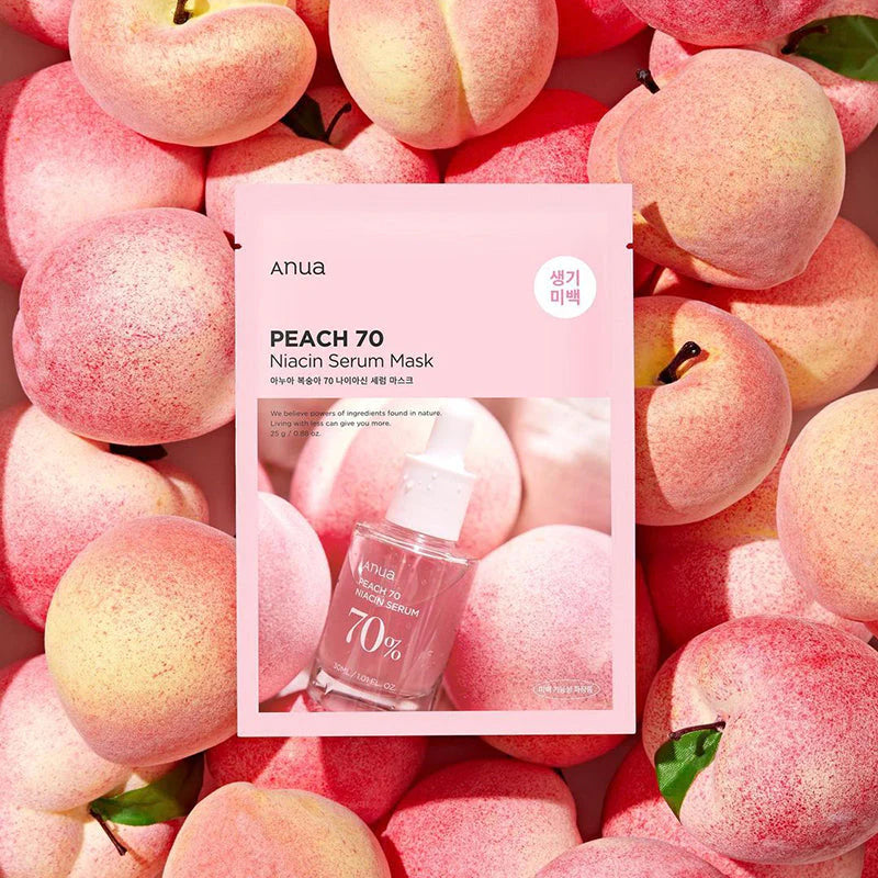 ANUA Peach 70 Niacin Serum Mask Sheet 10ea x 25g