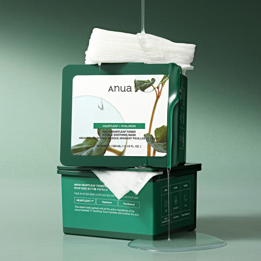 ANUA Heartleaf Toner Double Soothing Mask 30 Sheets [330ml]