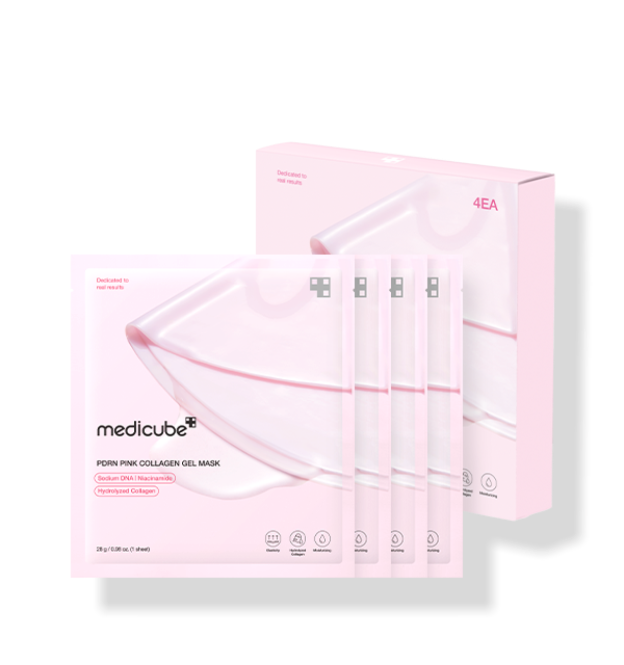 MEDICUBE PDRN Pink Collagen Gel Mask 4ea [28g]