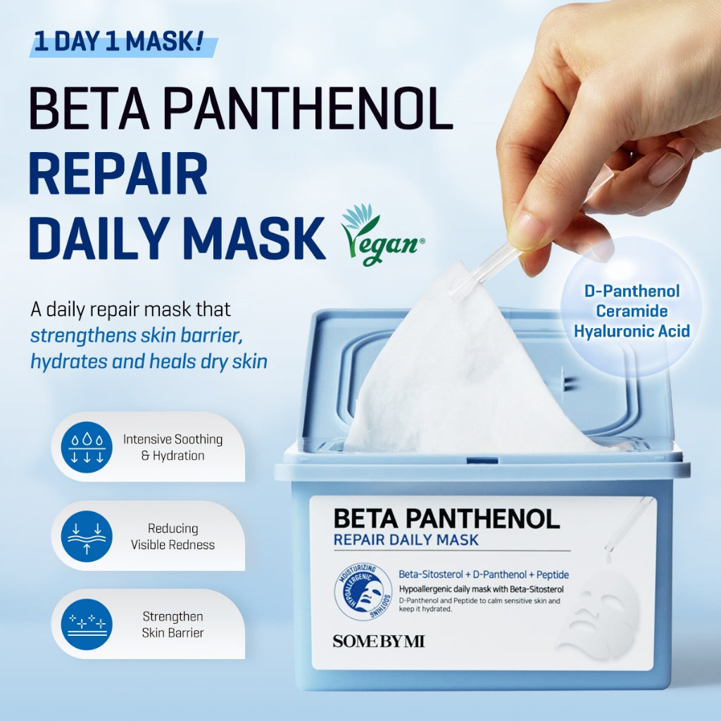 SOME BY MI Beta Panthenol Repair Daily Mask 30 Sheets [350ml]