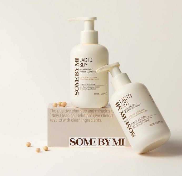 SOME BY MI Lacto Soy Mild Peeling Bubble Cleanser 180ml