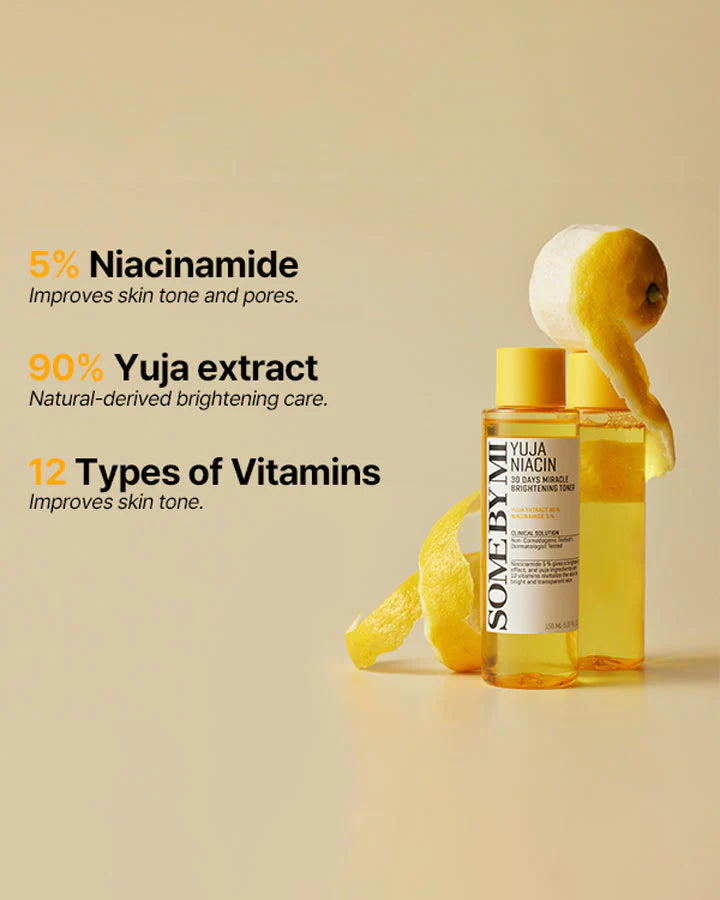 SOME BY MI Yuja Niacin 30 Days Miracle Brightening Toner 150ml